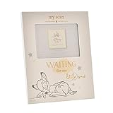 Happy Homewares Magical Beginnings Bambi Waiting for Our Little One Bilderrahmen – perfekt für Neugeborene oder Babyparty – Offizielles Lizenzprodukt