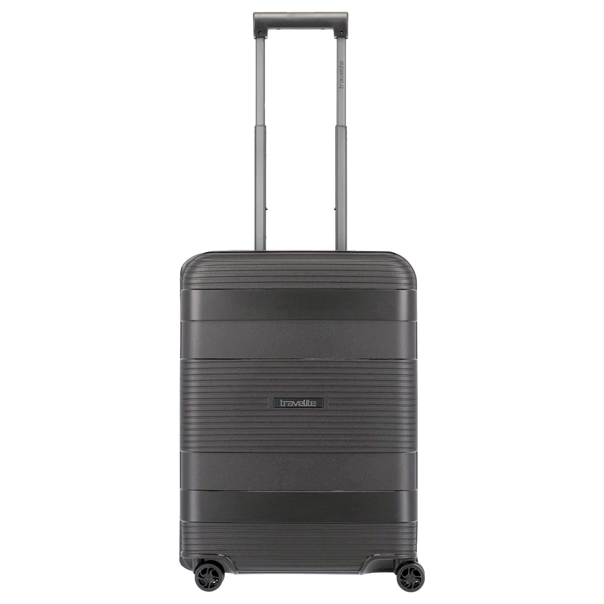 Travelite Korfu - 4-Rollen-Kabinentrolley S 55 cm black