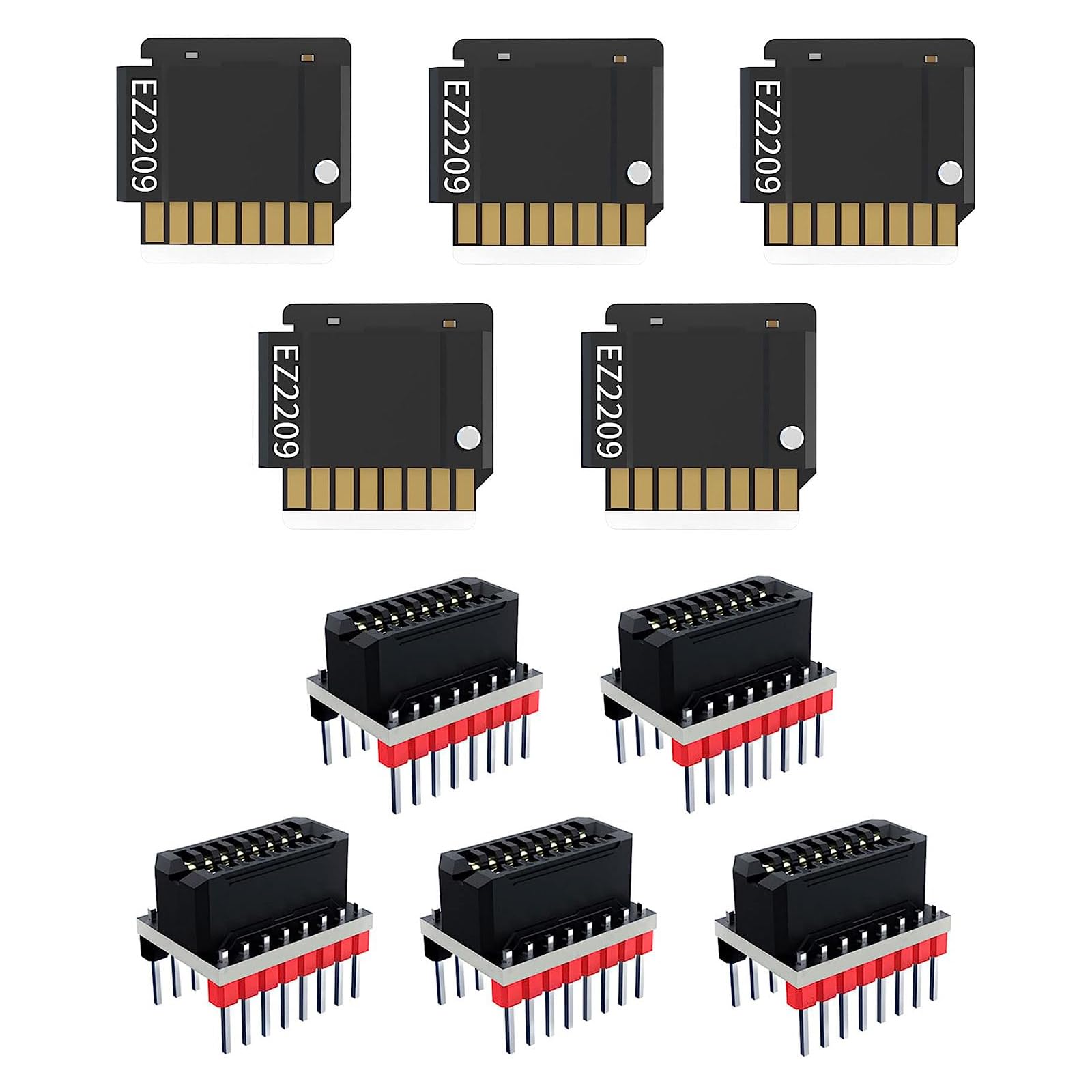 Qsvbeeqj Neuer Verbesserter Schrittmotortreiber EZ2209 Mit Driver Connector V1.0 UART