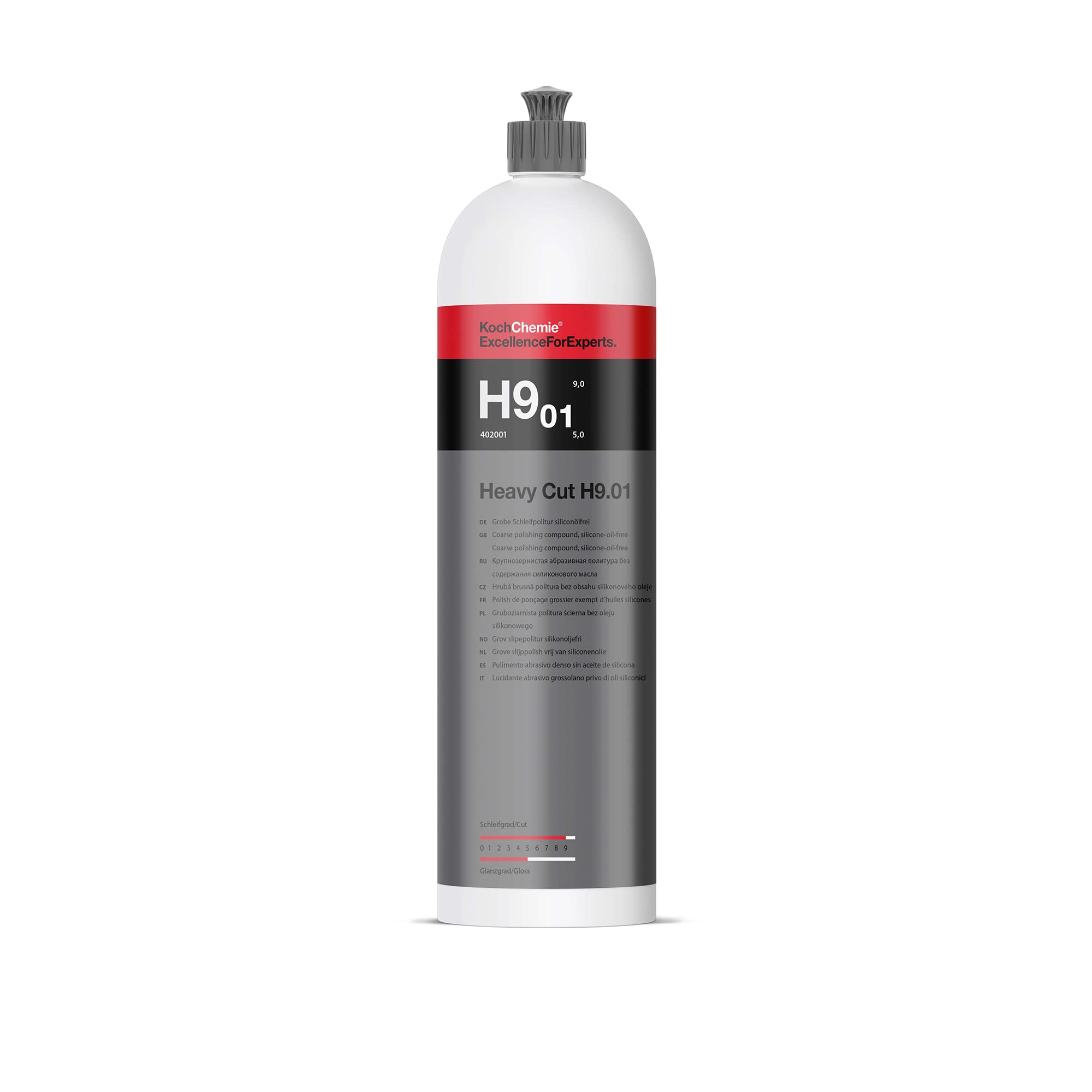 KOCH CHEMIE H9.02 Heavy Cut Grobe Schleifpolitur Politur siliconölfrei 1 Liter