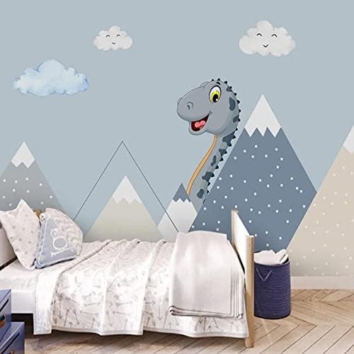 XLMING Handgemalter Dinosaurier Kinderzimmer 3D Tapete Home Dekoration Wohnzimmer Sofa Schlafzimmer Tv Hintergrund Wand-300cm×210cm