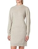 JDY Damen JDYrue L/S High Neck Dress Knt Noos Kleid, Chateau Gray, L