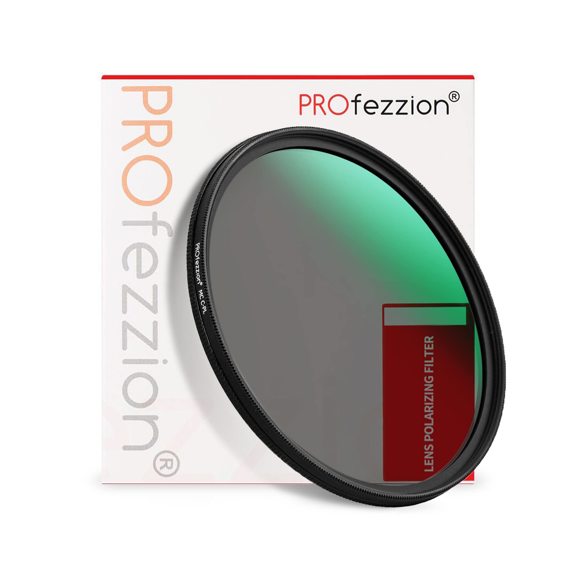 PROfezzion Polfilter 58MM Zirkularpolarisationsfilter Mehrschichtiger HD 12-Lagen-CPL-Filter für Canon EOS 2000D 1300D 1200D 850D 800D 760D 750D 700D 650D 100D 200D 250D with EF-S 18-55mm Kit-Objektiv