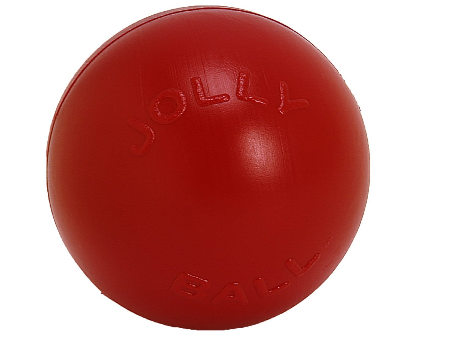 Jolly Pets JOLL070F Hundespielzeug Ball Push-n-Play, 25 cm, rot