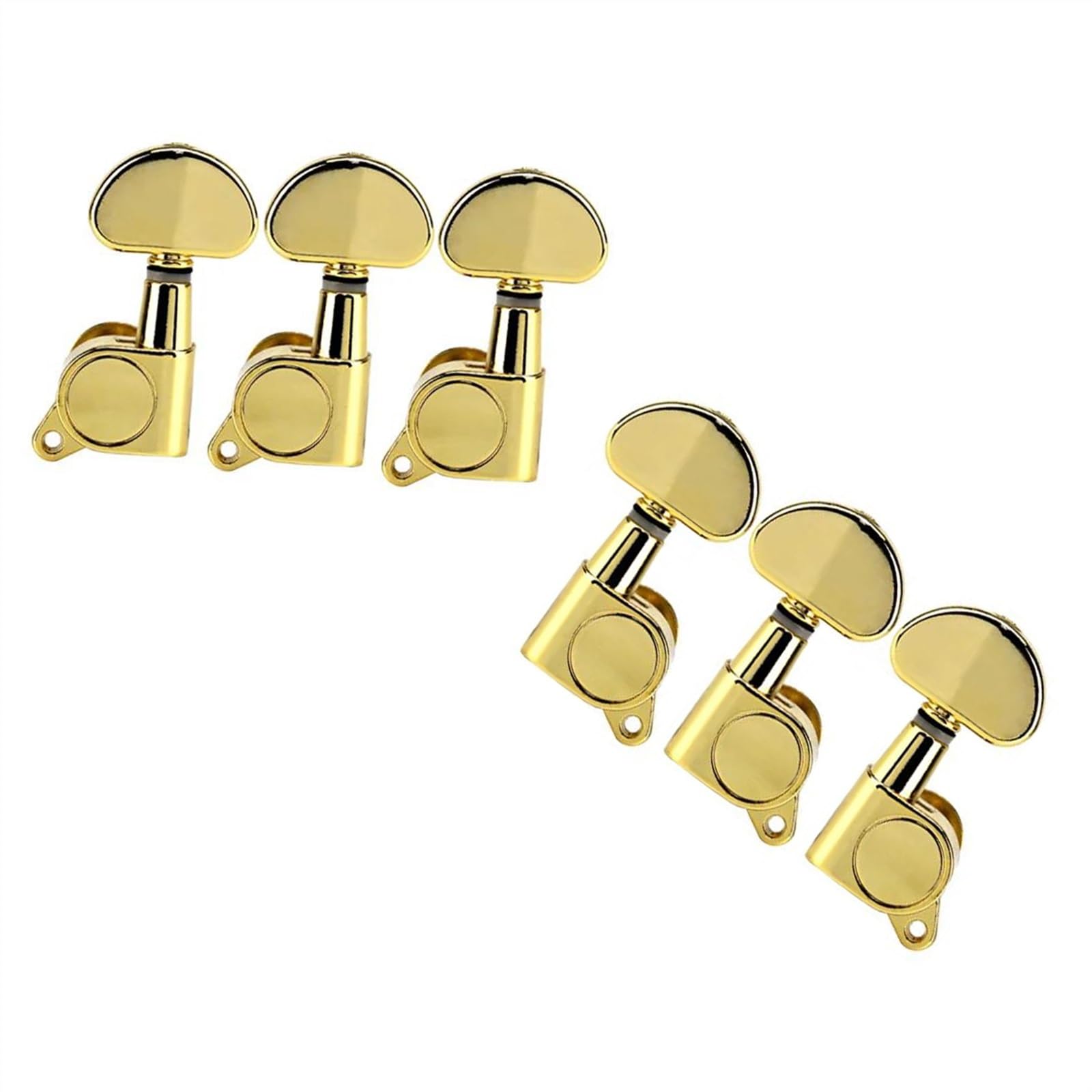 Strings Tuning Pegs Mechaniken Für Gitarre 6PCS Golden Folk Akustische Elektrische Gitarre Mechaniken Mechaniken 3L + 3R Stimmschlüssel Pegs