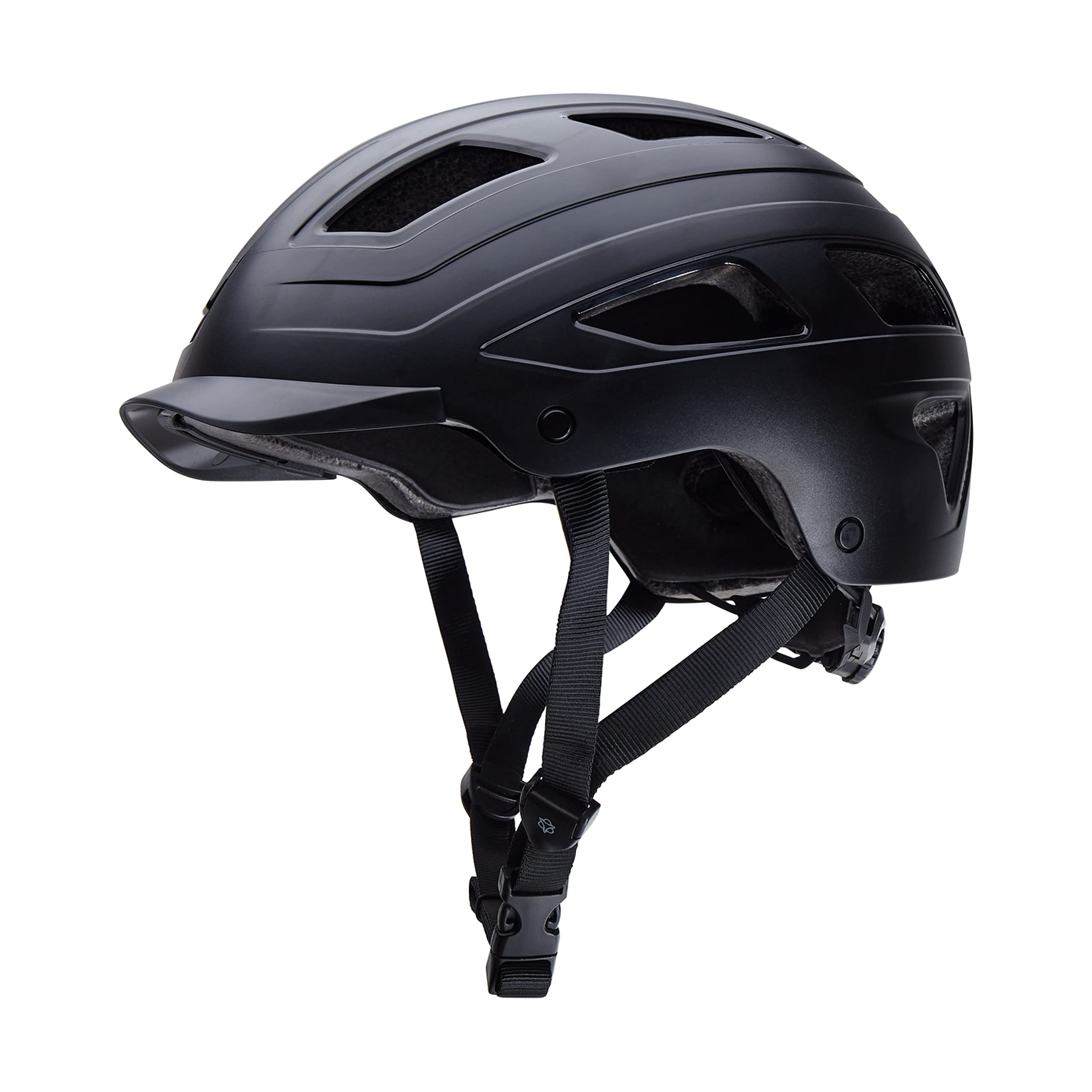 Agu Unisex-Adult 895410 Fahrradhelm, Schwarz, 54-58 cm