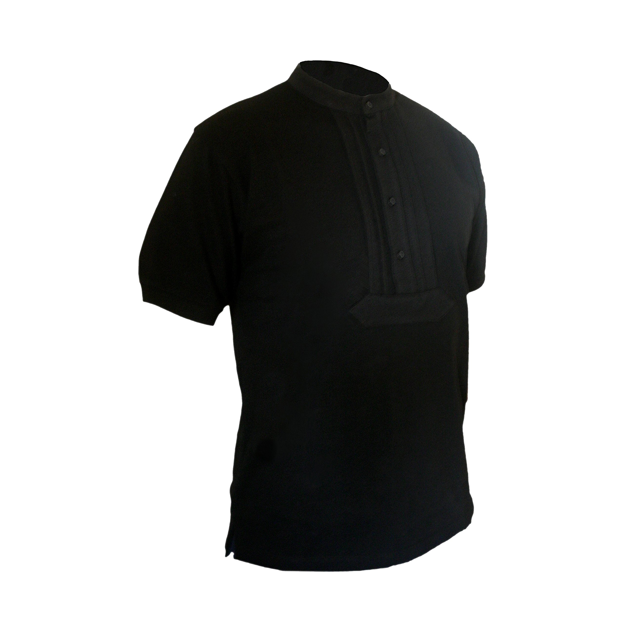 Zunft-Polo-Hemd, 100% Baumwolle, halbarm (XL, schwarz)