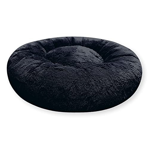 E-dogbed Exklusives weiches und kuscheliges Hundebett Fuzzy Haustierbett Hundebett Kuschelkissen Katzensofa Hundehöhle Katzenbett für Haustiere Made in der EU