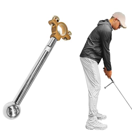 Qhpnunhq Golfschwungtrainer, Putting-Übungshilfen, Golfball-Haltungskorrektur, Swing Stick, Golfzubehör