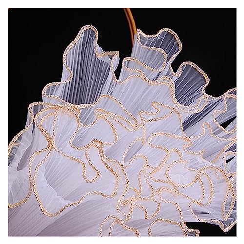 Blumen Geschenkpapier Valentinstag Blumen Geschenkpapier Wellengarn Blumenverpackung Spitze Mesh Floristenstrauß Geschenkverpackung Blumendekoration(White)