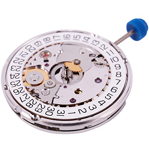 Seprendi Mechanisches Uhrwerk für ETA 2824-2 Sellita SW200, 3H, Weiß, silber