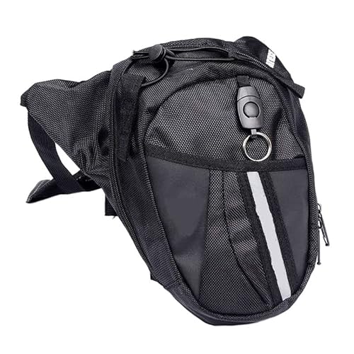 Leg Bag Motorrad Motorrad Oberschenkeltasche Herren-Beintasche, Motorrad-Reittasche, wasserdicht, Outdoor, lässig, Hüfttasche, Motorrad-Motorradtasche, Oberschenkelgürtel, Hüfte.(Clear)