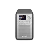 Sangean WFR-70C Internet Radio (Netzwerk Music-Player, WiFi, DAB+, Spotify-Player, UKW-RDS, AUX-In, Lautsprecheranschluss) grau