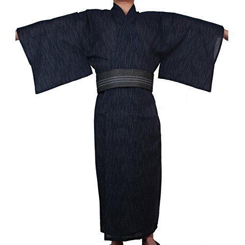 Jinbei Herren japanische Yukata japanische Kimono Home Robe Kleid # 09 [Größe M]