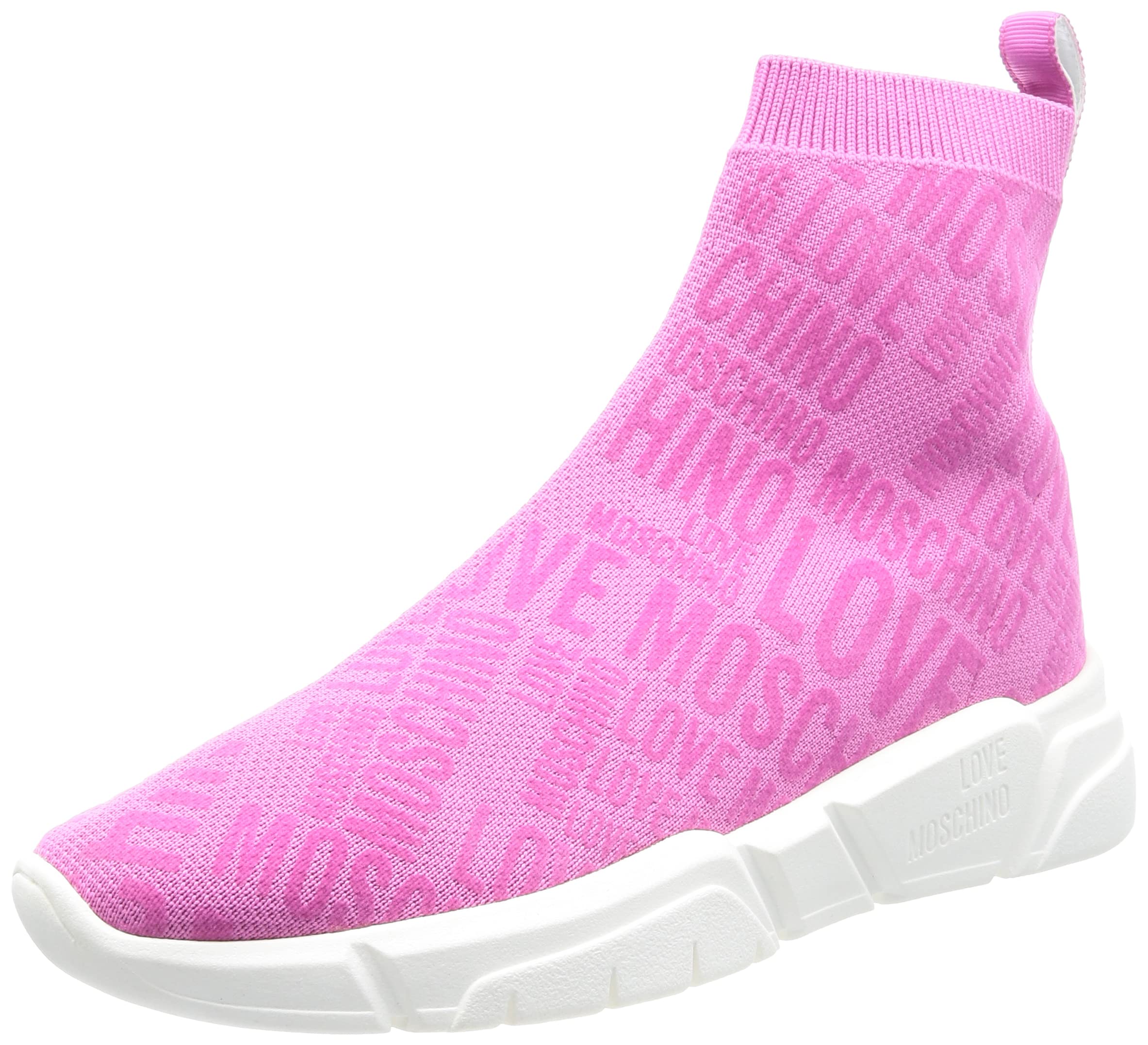 Love Moschino Damen Ja15523g1gizg60438 W.Sneakers, Fuchsia, 38 EU