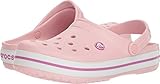 Crocs Unisex Adult Crocband Clog, Pearl Pink/Wild Orchid,42/43 EU