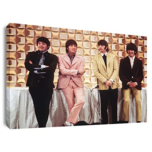 Artis Prints Leinwandbild The Beatles, Band Gruppenbild, Klein bis XXL, Inneneinrichtung - Wohnzimmer - Wohnung, Dekoration