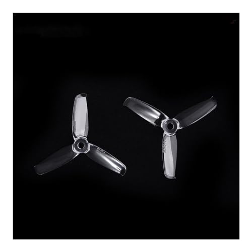 LSFWJP for Gemfan 2pair 3052 3,0x5,2 FPV PC 3 Propeller Prop Klinge CW CCW Welle durch die Maschine mehr spezielle Motor 1306-1806 (Color : Transparent 2pair)