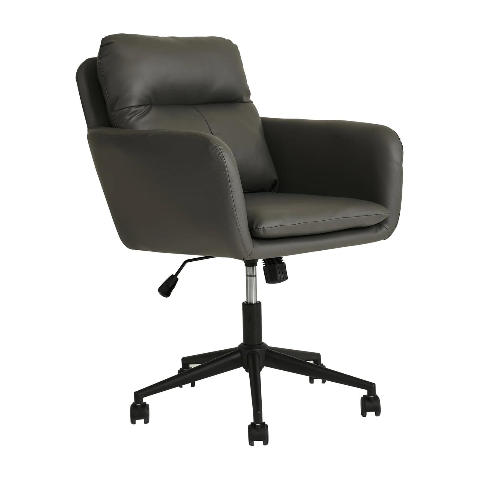 TBSZCM Gaming-Stuhl, moderner Chefsessel, ergonomischer Computer-Schreibtischstuhl aus Leder mit Verstellbarer Rückenlehne, Büro-Rollmöbel, stabilisieren Run forward