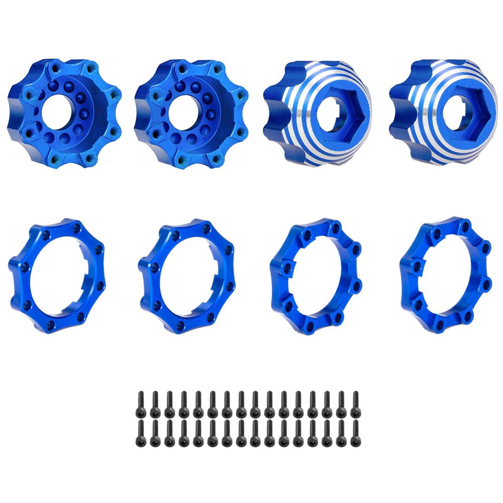 Mllepjdh Erweiterte Adapter Metall Kontermutter Sechskant Adapter Set Teil Fernbedienung Auto Spielzeug Zubehör