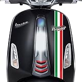 Für Piaggio Für Vespa LXV LX GTV GTS Sprint Primavera 50 125 150 200 250 300 300ie Super Sport Scooter Frontrahmen Reflektierender Aufkleber Schmücken (Color : 4)