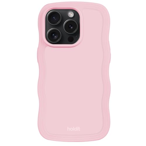 holdit Wavy Case - Pink - iPhone 15 Pro