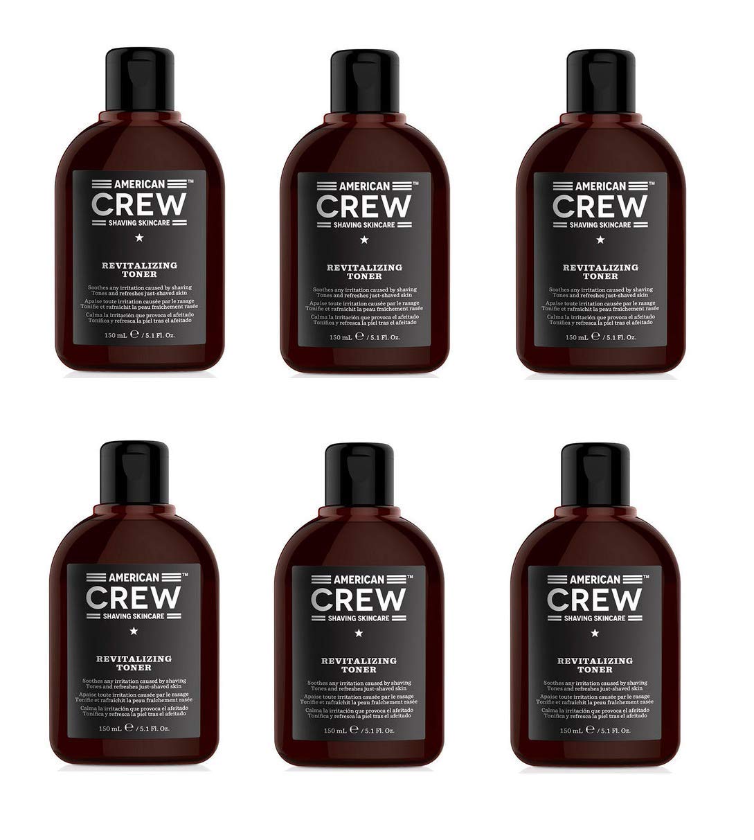 American Crew Revitalisierendes Toner, 150 ml, 6 Stück