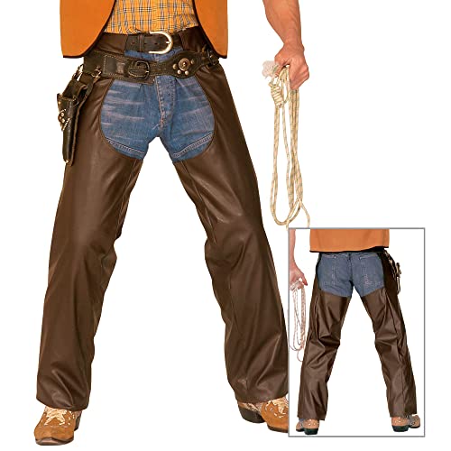 Leather look "COWBOY CHAPS" - (XL)