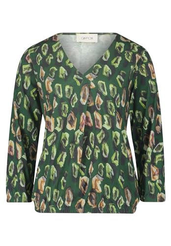 Cartoon Damen Blusenshirt mit Print Green/Green,42