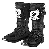 O'NEAL | Motocross-Stiefel | Kinder | Enduro Motorrad | Komfort durch Air-Mesh-Innenleben, vier Verschlussschnallen, hochwertiges Synthetik-Material | Boots Rider Pro Youth | Schwarz | Größe 11/30