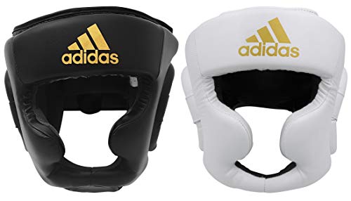 adidas Erwachsene Speed Super Pro Training HG Kopfschutz, schwarz/Gold, L