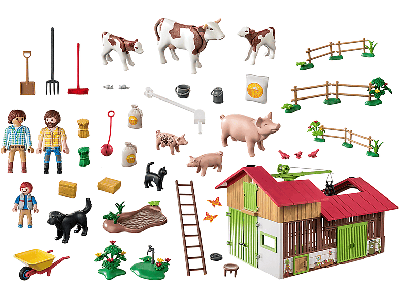 PLAYMOBIL 71304 Großer Bauernhof Spielset, Mehrfarbig