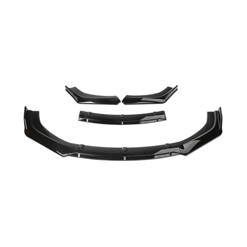 Frontspoiler Lippe Für A6 Für Allroad Für A4 Für Allroad Frontstoßstange Lip Body Kit Spoiler Diffusor Deflektor Sport Modifikation Zubehör Frontstoßstange Spoiler(Bright Black)