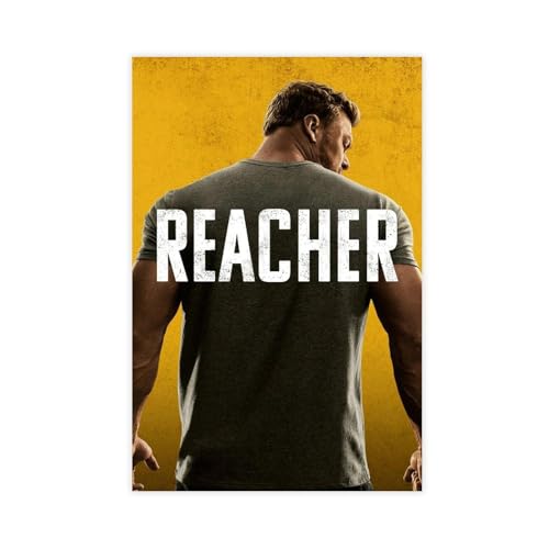 biegzc Filmposter "Reacher" auf Leinwand, Wandkunst, Dekor, Bild, Gemälde für Wohnzimmer, Schlafzimmer, Dekoration, 40 x 60 cm