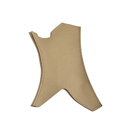 DOFABI Handnähen Micro Leder rechts/Links Türverkleidung Griff Pull Trim Cover Innengriff Abdeckung, for, for 3er E90 E91 325 330 318 Türgriff(Beige-Right)