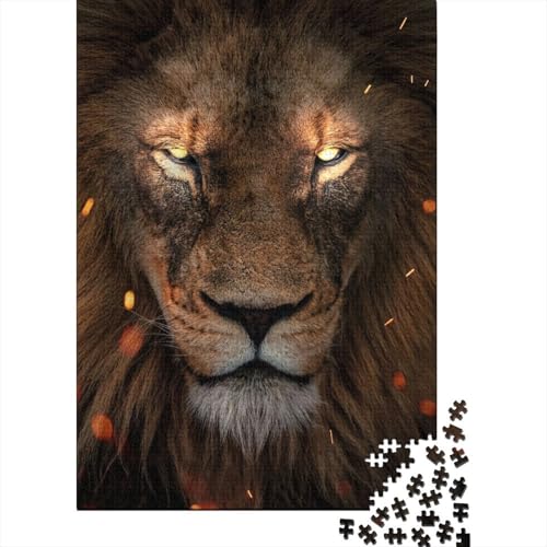 Der besessene König Puzzle für Erwachsene 1000 Teile Holzpuzzle für Erwachsene Puzzlespielzeug Nachhaltiges Puzzle für Erwachsene 75x50cm