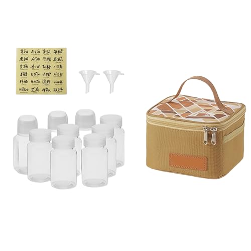 Psdndeww Gewürzflasche Gewürzbehälter Set Outdoor Set Camping Angeln Grillen