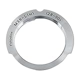 Fotodiox Lens Mount Adapter, M39 (39mm x1 Thread, Leica Screw Mount) Lens to Leica M Adapter with 28mm/90mm Frame Line, fits Leica M-Monochrome, M8.2, M9, M9-P, M10 and Ricoh GXR mount A12