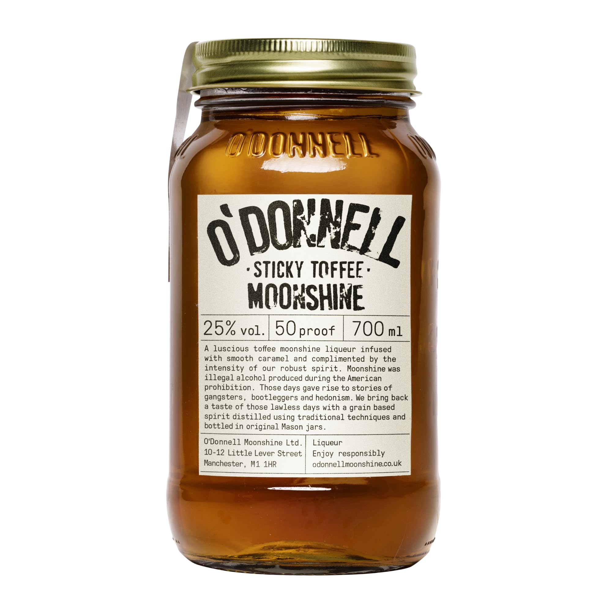 O'Donnell Moonshine STICKY TOFFEE Liqueur 25% Vol. 0,7l