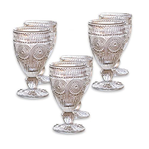 Loberon Gläser 6er Set Leatrice, Glas, H/Ø ca. 16/9 cm, klar