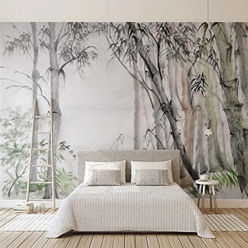 Portrait Volltonfarbe Kreativ Bambus 3D Tapeten Wanddekoration Fototapete Sofas Wohnzimmer Wandbild Schlafzimmer-300cm×210cm