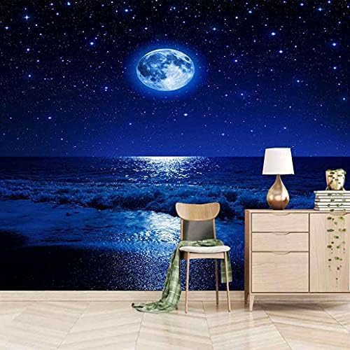 Blue Star Meerblick 3D Tapeten Wanddekoration Fototapete Sofas Wohnzimmer Wandbild Schlafzimmer-300cm×210cm