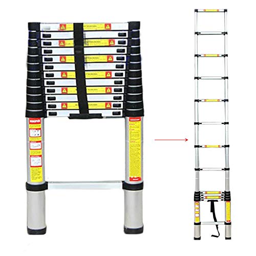 Teleskopleiter 4,6-20,34 Fuß Teleskopleiter mit Sicherheitsverriegelung Hochleistungs-Ausziehleitern aus Aluminium Professionelle technische Teleskopleiter (Größe: 2,9 m/9,51 Fuß) Marriage vision