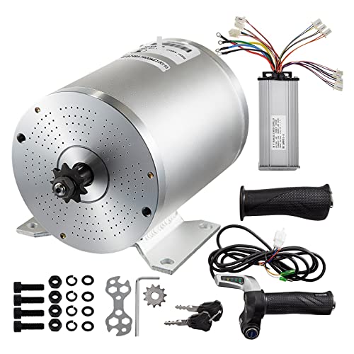 Bürstenloser Motor Elektro-Go-Kart-Motor 48 V 2000 W Motor mit Controller Perfekt for Elektroroller, E-Bike, E-Bike und E-Scooter usw. Robust und langlebig