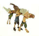 Vogler 814-8512 Pixie 'Ich helf mit tragen' 25 cm Figur Zwerg Kobold Fee Fabelwesen Gnom