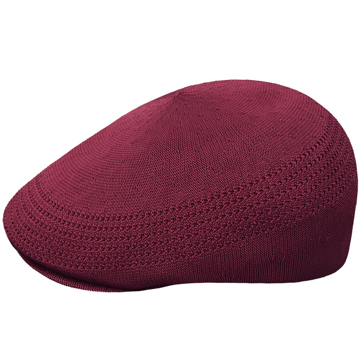 Kangol Tropic 507 Ventair Flatcap Schirmmütze Schiebermütze Sommercap (M (56-57 cm) - Bordeaux)