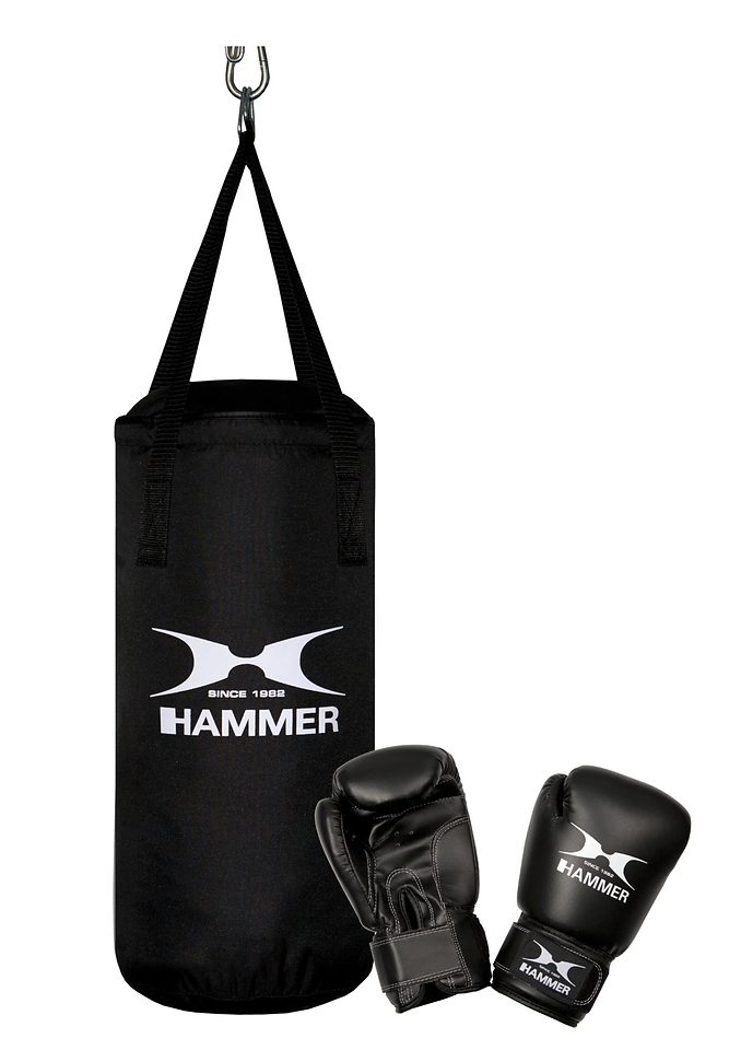 Hammer Boxsack Junior (Set 2-tlg mit Boxhandschuhen)