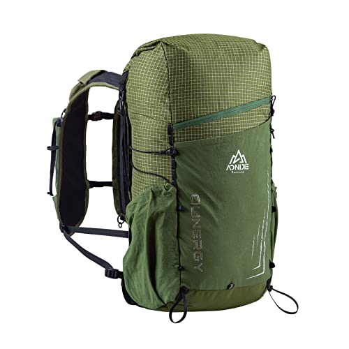 AONIJIE 20L Leichter Wanderrucksack für Männer Verstellbarer Multifunktionaler Rucksackreisen Reiseausrüstung Laufen Hydration Daypack, A# Army Green, Einheitsgröße, Rucksack Rucksäcke