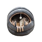 Rysmliuhan Shop Welpenbett, Haustierbett, flauschiges Hundebett, Plüsch-Hundebett, Haustiernest, kleines Katzenbett, flauschiges Katzenbett, Kätzchenbett, Hunde-Komfortbett, Haustierbetten für Katzen,