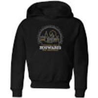 Harry Potter I'd Rather Stay At Hogwarts Kinder Christmas Hoodie - Schwarz - 3-4 Jahre - Schwarz